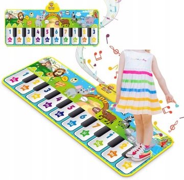 МУЗЫКАЛЬНЫЙ ТАНЦЕВАЛЬНЫЙ КОВРИК ПИАНО ТАНЦЕВАЯ ИГРА