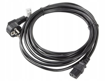 KABEL PRZEWÓD ZASILAJĄCY KOMPUTER MONITOR 5m VDE