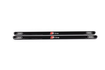 AUDI SLINE PLATE FRAME ЛОГОТИП КРАСНЫЙ S-LINE 3D