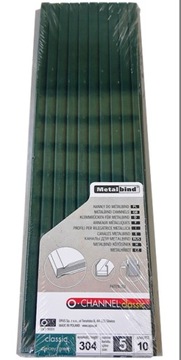 Kanały do okładek MetalBind O.Channel 5mm zielone