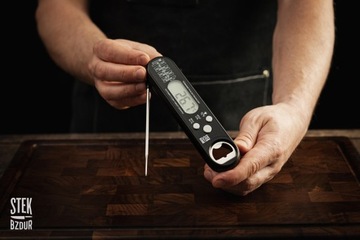 Цифровой кухонный термометр для мясных стейков, пищевых продуктов STEK BZDUR, ЖК-зонд