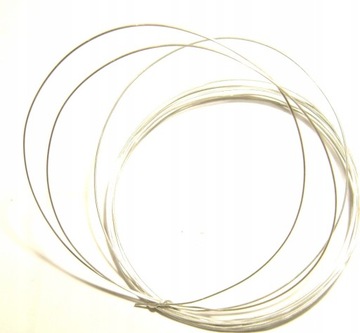 Srebrzanka drut miedziany posrebrzany 0,60 mm 5mb