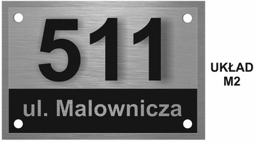 Алюминиевая 3D адресная доска 32x22 + Бесплатно - 24 часа