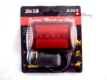 2X ZESTAW LAMPEK ROWEROWYCH NA TYŁ PRZÓD DO ROWERU