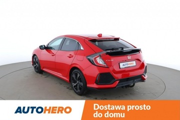 Honda Civic X Hatchback 5d 1.0 VTEC Turbo 129KM 2017 Honda Civic Navi /kam.cofania/ podg.fotele/, zdjęcie 3