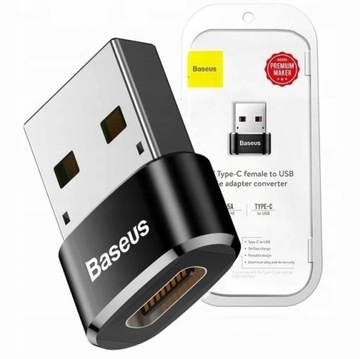 Переходник USB-C к USB-A Baseus 3A