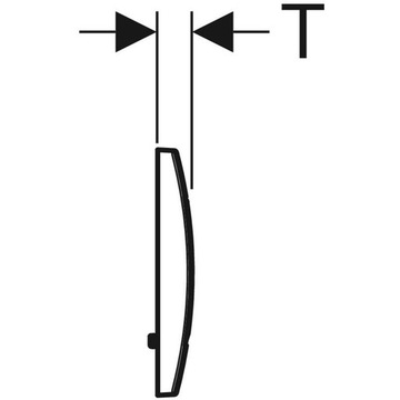 Кнопка смыва для унитаза Geberit DELTA 115.137.11.1
