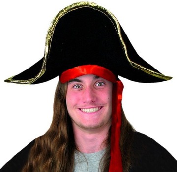 KAPELUSZ CZAPKA PIRAT Napoleon 57CM DRUGI GATUNEK