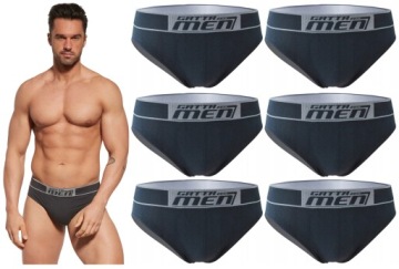 6X GATTA SLIPY MAJTKI BAWEŁNA TITANIUM GRAFIT XL