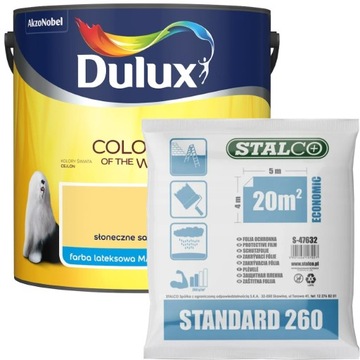 Dulux Kolory Świata Słoneczne Sari 2,5L + GRATIS