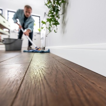 Espumo ESP 301 белый плинтус, 8см