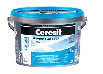 Fuga elastyczna CERESIT NEW WHITE 01 BIAŁA 2KG