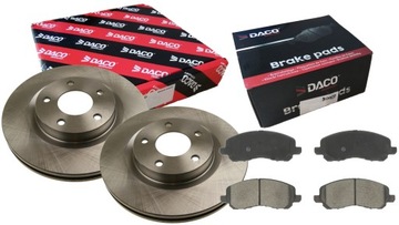 DACO tarcze + klocki DODGE CALIBER 06- 294mm przód