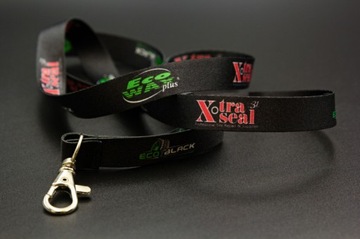 Ключевой повод с карабинером Black Print от бренда EcoWax Ecoblack Long