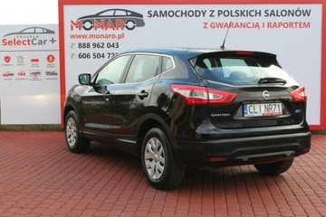 Nissan Qashqai II Crossover 1.5 dCi 110KM 2014 Nissan Qashqai Visia 1.5 dCi 110KM Salon Polska GWARANCJA RAPORT SelectCar+, zdjęcie 7