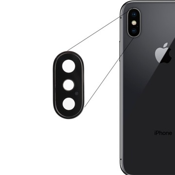 Wymiana zbitej szybki aparatu kamery iPhone XS Max