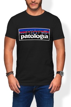 ŚMIESZNA KOSZULKA Z NADRUKIEM PATOLOGIA MĘSKA R. S T-SHIRT MĘSKI TSHIRT