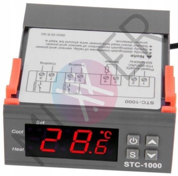 Регулятор температуры, регулятор 230 В со светодиодным датчиком