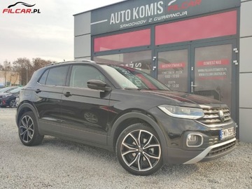 Volkswagen T-Cross SUV 1.0 TSI 110KM 2021 Volkswagen T-Cross GWARANCJA 100 BEZWYPADKOWY Automat 47tys km 1-Wlasc. Za, zdjęcie 23