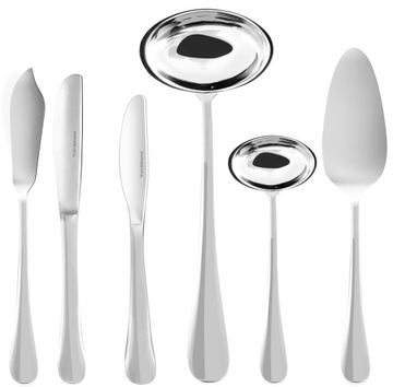 ЛОЖКА ДЛЯ САЛАТА ИЗ НЕРЖАВЕЮЩЕЙ СТАЛИ ЭРГОНОМИЧНАЯ РУЧКА -T