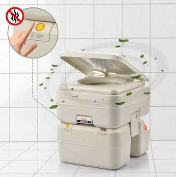 ПОРТАТИВНЫЙ ТУРИСТИЧЕСКИЙ КЕМПИНГОВЫЙ ТУАЛЕТ METEOR WC 20л, легкий, компактный