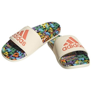 KLAPKI ADIDAS ADILETTE COMFORT SPORTOWE BASENOWE PLAŻOWE MULTIKOLOR R.39