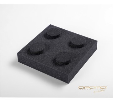 Panel akustyczny wygłuszający pianka 25x25cm gr. 7cm KLOCEK atesty