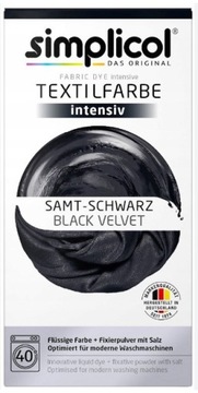 Simplicol Intensiv Barwnik do Tkanin Czarny 560g