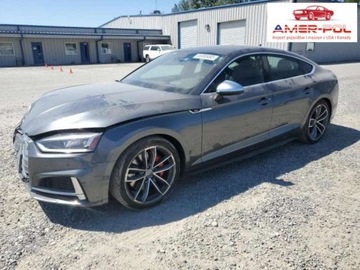 Audi A5 II S5 Sportback 3.0 TFSI 354KM 2018 Audi A5 2018, 3.0L, 4x4, PRESTIGE, od ubezpiec...