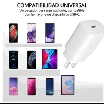 Настенное зарядное устройство типа C, 25 Вт, настенное зарядное устройство USB C, сверхбыстрый зарядный блок для Samsung