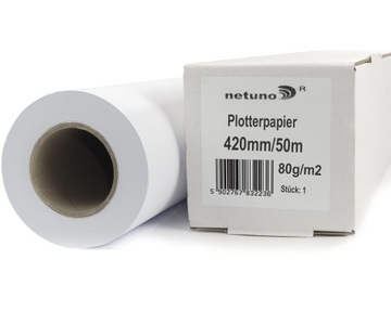 Papier do plotera w roli A3 420 x 50mb 80g