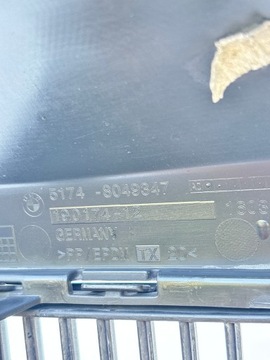 BMW 5 F10 F11 M PACKET MŘÍŽKA NÁRAZNÍKU PŘEDNÍ 51748049347