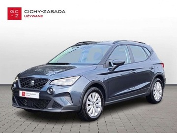 Seat Arona Crossover Facelifting 1.0 TSI 110KM 2022 Seat Arona serwis ASO 1.0TSI 110KM bezwypadkowy pakiety FullLink alufelgi