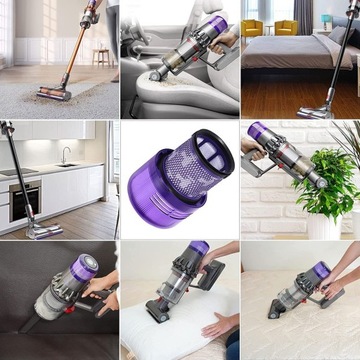 МОЮЩИЙСЯ HEPA-ФИЛЬТР ДЛЯ ПЫЛЕСОСА DYSON V10 SV12 ABSOLUTE ANIMAL ВСЕГО 4 ШТ.
