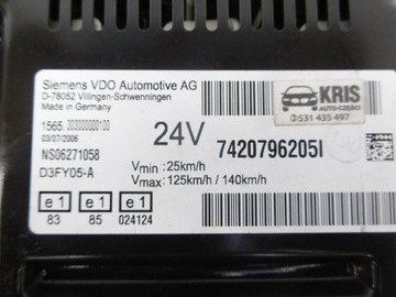 СЧЕТЧИК ЧАСОВ АВТОМАТИЧЕСКИЙ RENAULT MAGNUM DXI