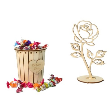 Коробка конфет, цветок, День бабушки, День святого Валентина, Женский день