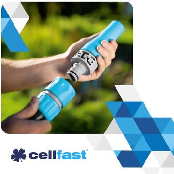 Быстродействующий соединитель Шланговый соединитель Cellfast BASIC Шланговый соединитель 1/2–5/8 дюйма STOP
