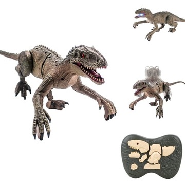 ZDALNIE STEROWANY DINOZAUR VELOCIRAPTOR ZABAWKA