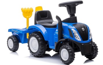 Jeździk SUN BABY Traktor z przyczepą New Holland