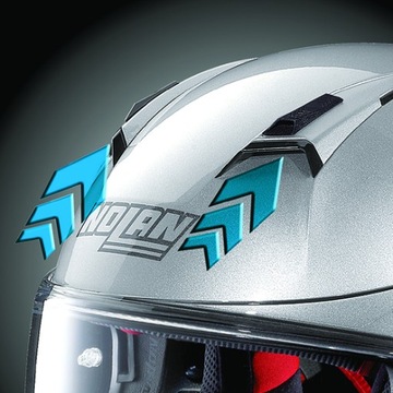 NOLAN N87 Шлем черный глянцевый, размер L N-COM 003