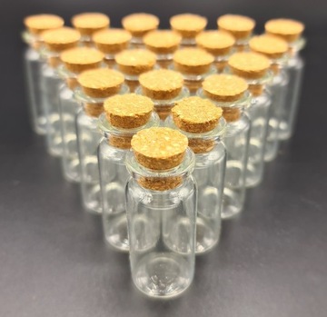 Стеклянные бутылки с пробками, набор 300 шт.