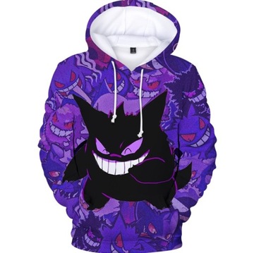 BLUZA POKEMON GENGAR WSZYSTKIE ROZMIARY WZORYnull