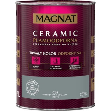 FARBA MAGNAT CERAMIC 5L C68 INTENSYWNY SODALIT