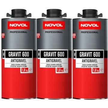 NOVOL GRAVIT 600 BARANEK DO KAROSERII CZARNY 5,4kg