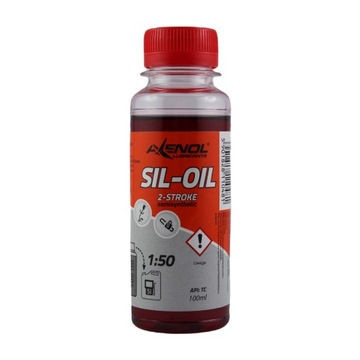 Olej 2T mieszanka piła kosa Axenol czerwony 100ml