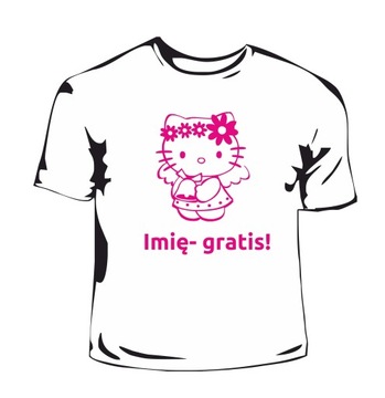Koszulki dziecięce T-shirt Imię Gratis F-9