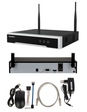 BEZPRZEWODOWY MONITORING CCTV PRZEMYSŁOWY WIFI 6 KAMER 5MPX P2P DVS HIK