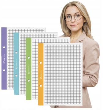 PAPIER A5 KOLOROWY PAPIER DO SEGREGATORA BUROWY
