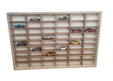 54 HOT WHEELS Półka na resoraki autka 60x40