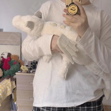 Мягкий плюш Jellycat White Dragon 50 см